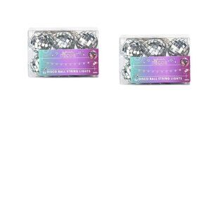 NWT - Your Decor Disco Ball String Lights (set of 2) 10 lights per string